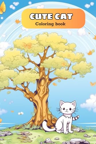 CUTE CAT Coloring book: Adorable Cartoon Cats and Kittens von Independently published